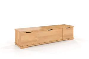 Drewniana szafka RTV bukowa Visby ARHUS z szufladami / szer. 157 cm