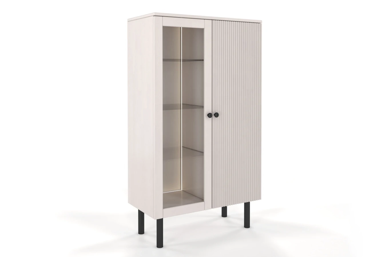 Witryna bukowa Visby NORVIK High / szer. 80 cm