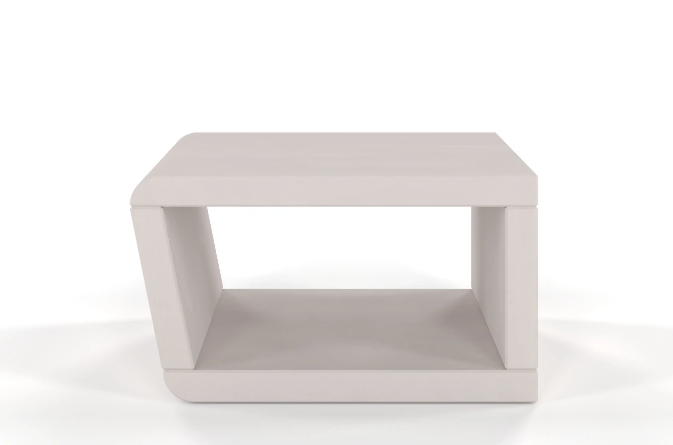 Nowoczesna drewniana szafka nocna bukowa bez szuflad Visby HARALD / szer. 50 cm