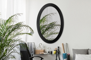Owalne lustro OVAL BOLD / rama dostępna w 5 kolorach