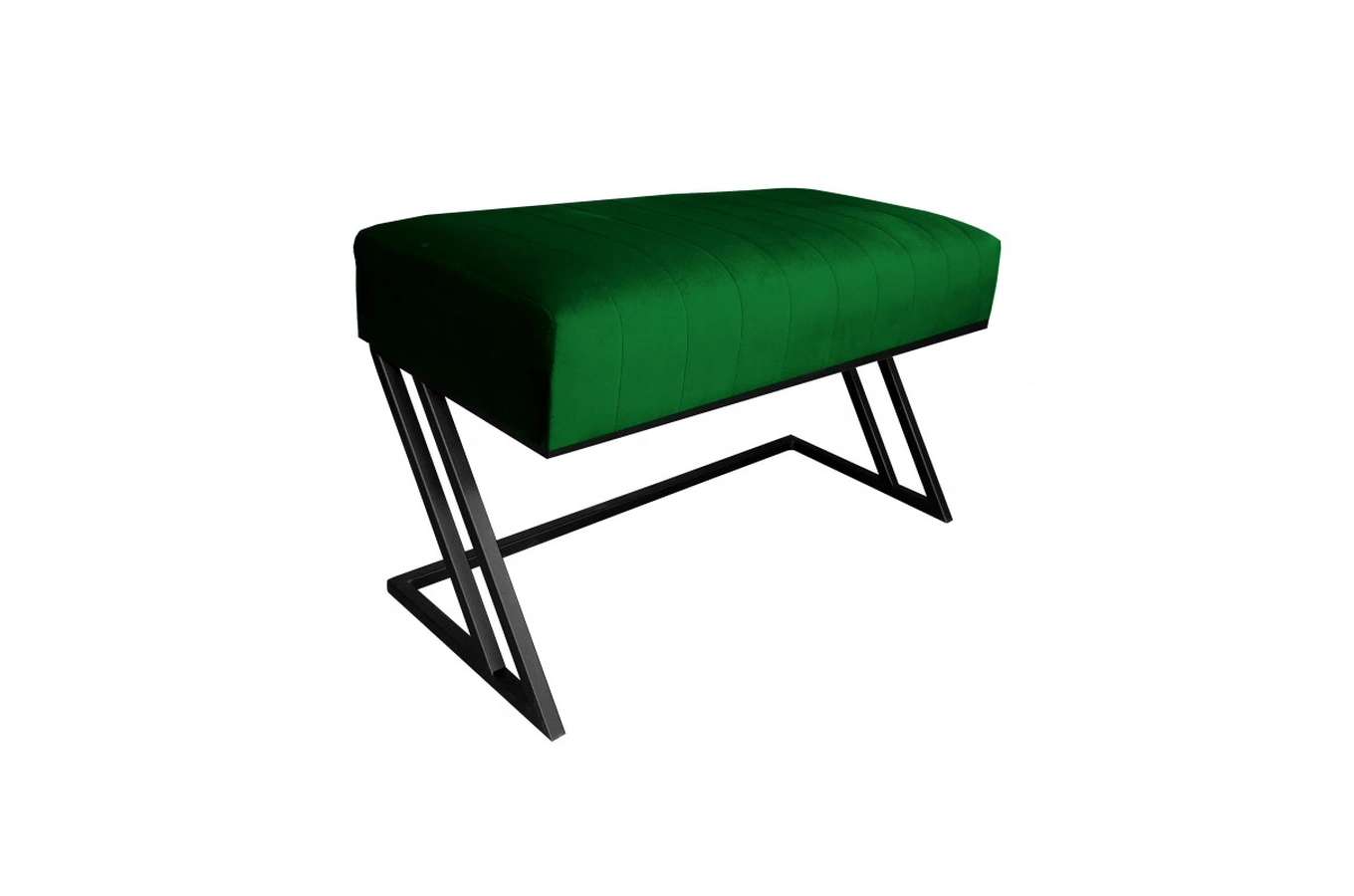 Tapicerowana ławka DIZI na metalowych nogach / kolor tkaniny + podstawy do wyboru!