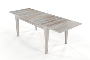 Stół drewniany dębowy rozkładany Visby CORTENA 140-220 cm / olej bielony