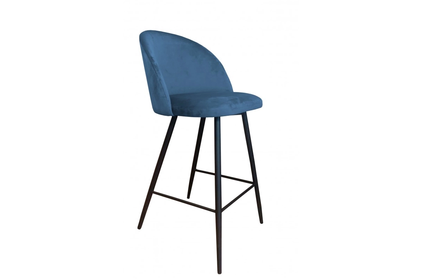 Tapicerowany hoker CELYN na metalowych nogach