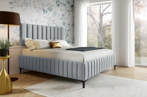 Łóżko tapicerowane do sypialni CAPRI - bez zagłówka