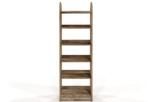 Regał drewniany dębowy Visby KLIPPEN / szerokość 60 cm, olej retro