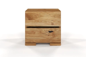 Drewniana szafka nocna dębowa Visby Sandemo High 2S / szer. 40 cm