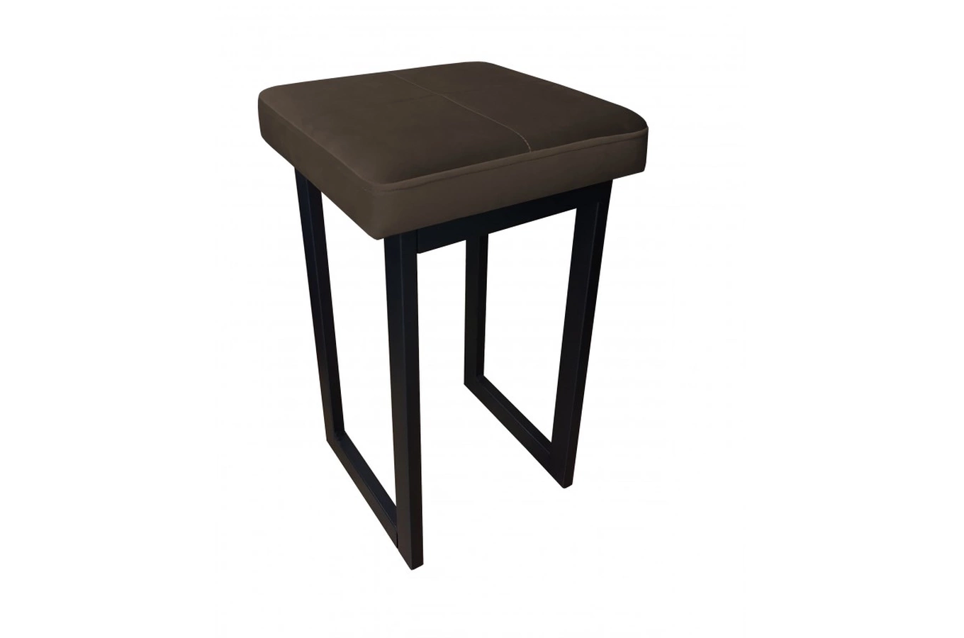 Tapicerowany taboret PRIMO na metalowych nogach / kolor tkaniny + podstawy do wyboru!