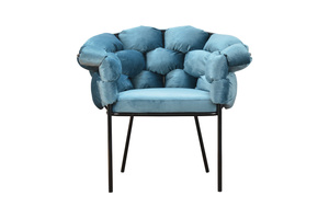 Nowoczesne krzesło FAVO BLACK z plecionym oparciem