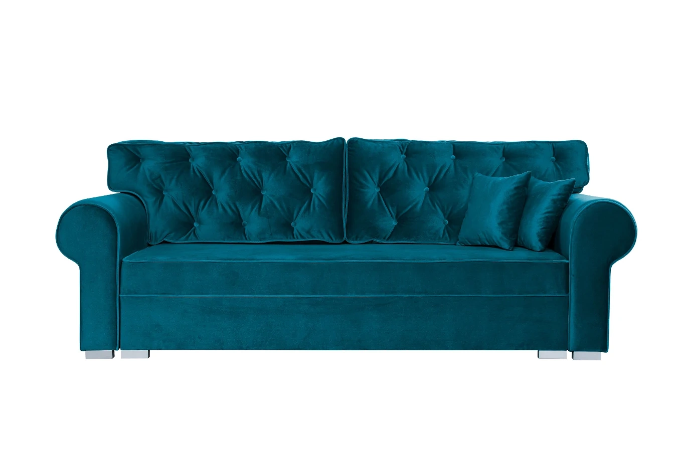 Elegancka sofa ROSIE z funkcją spania i pojemnikiem na pościel / szerokość 250 cm