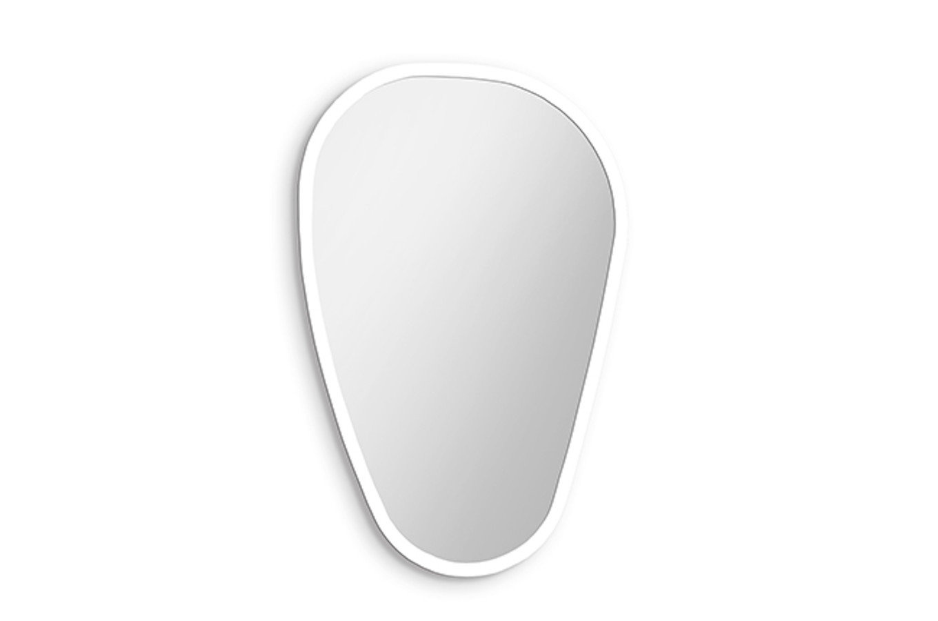 Nieregularne lustro STONE / rama dostępna w 2 kolorach