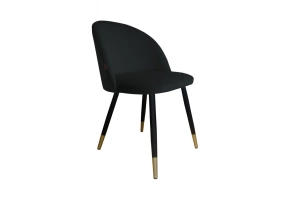 Tapicerowane krzesło CELYN na metalowych nogach