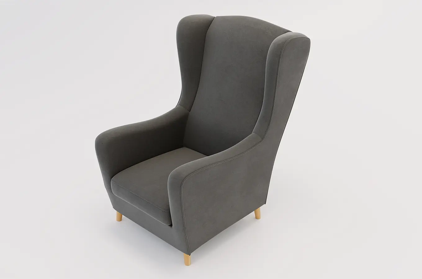 Fotel uszak Skandica AGNETA / 4 kolory tapicerki + 2 kolory nóg do wyboru!