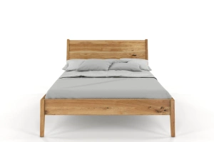 Łóżko drewniane dębowe Visby RADOM / 180x200 cm, lakier naturalny