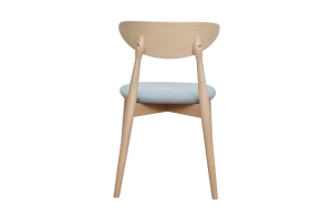 Tapicerowane krzesło YODA z drewna bukowego