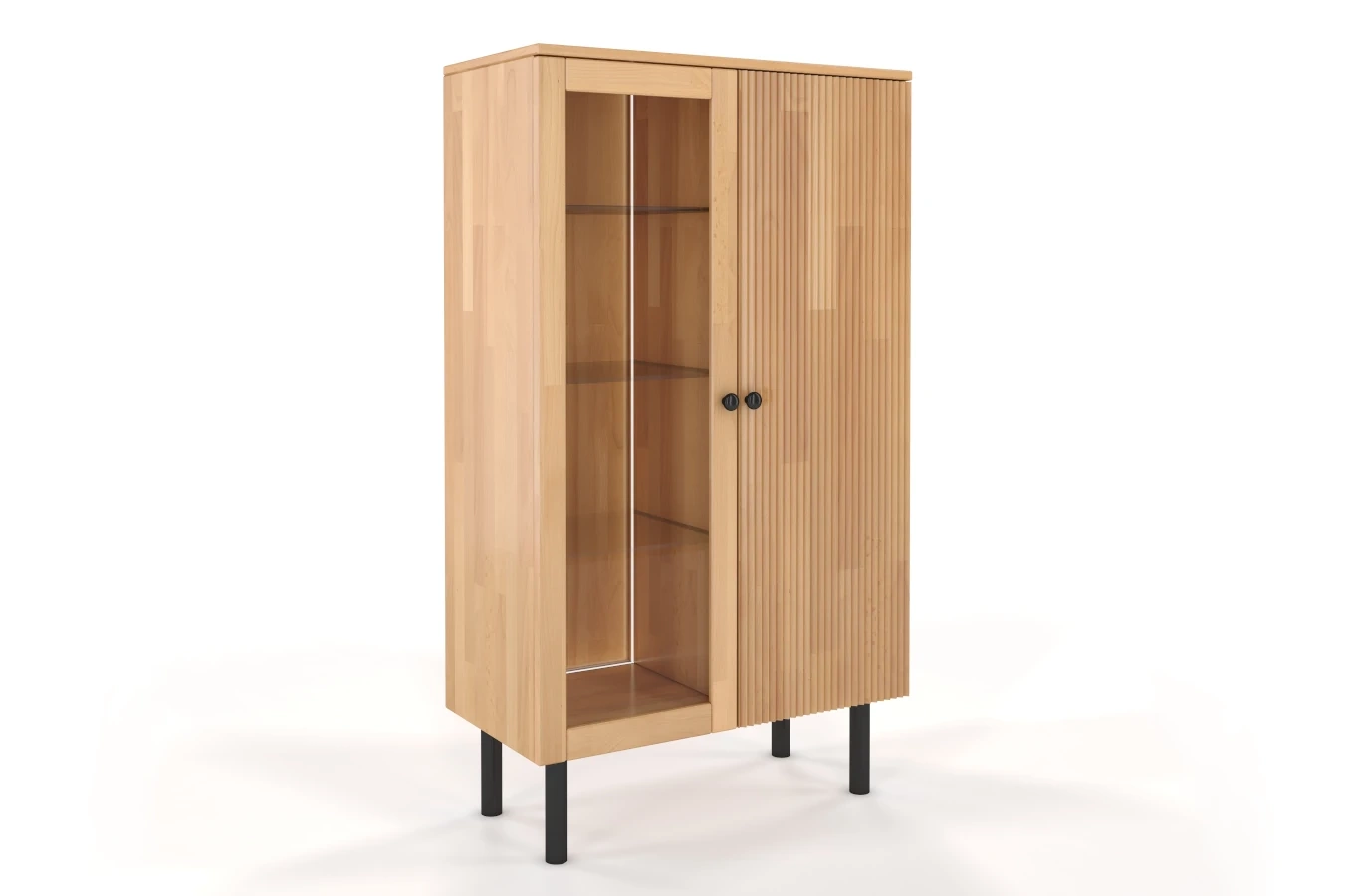 Witryna bukowa Visby NORVIK High / szer. 80 cm