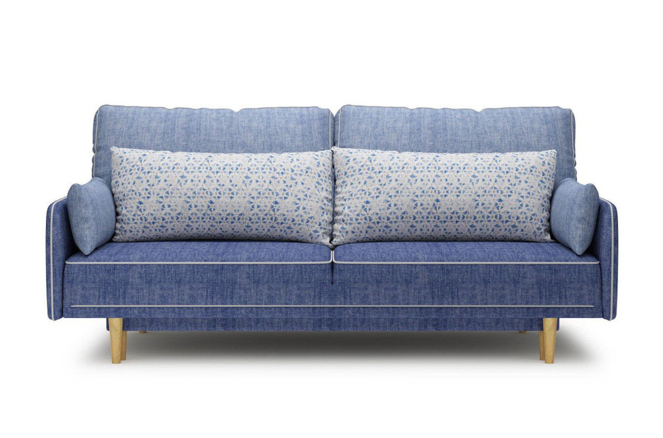 Nowoczesna sofa CORDOBA z funkcją spania i pojemnikiem na pościel