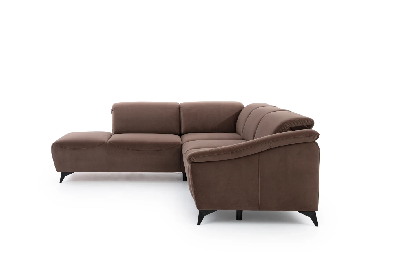 Nowoczesny narożnik CORTEZ z funkcją spania i pojemnikiem na pościel