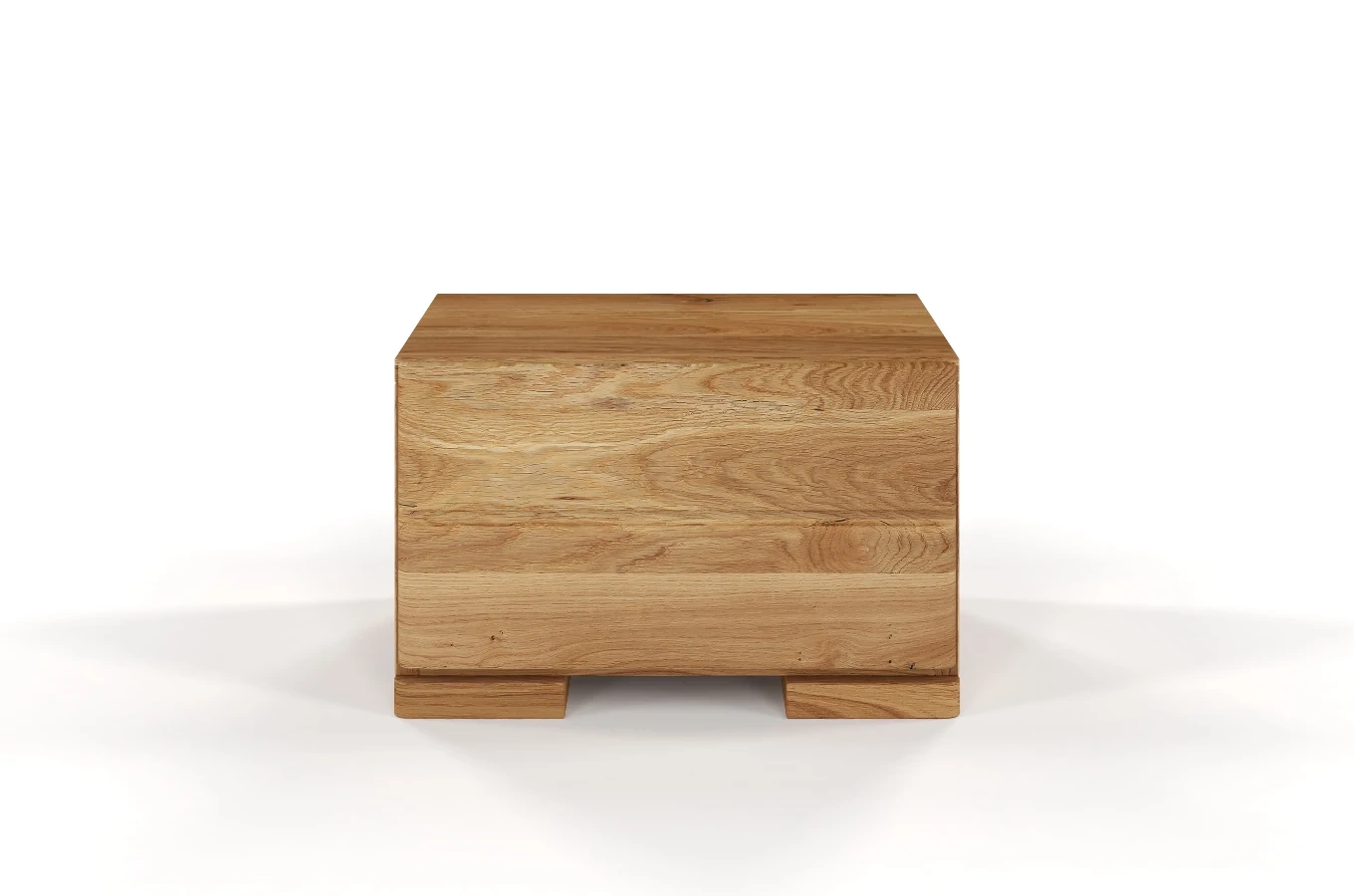 Drewniana szafka nocna dębowa Visby Sandemo 1S / szer. 40 cm