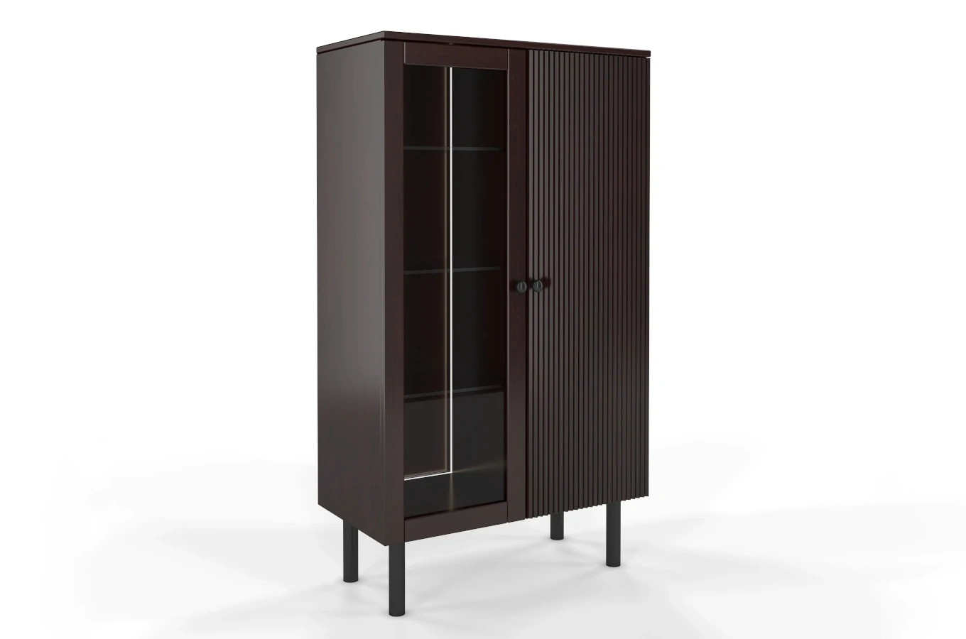 Witryna sosnowa Visby NORVIK High / szer. 80 cm