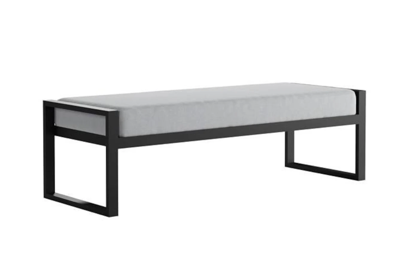 Tapicerowana ławka do ogrodu MONACO