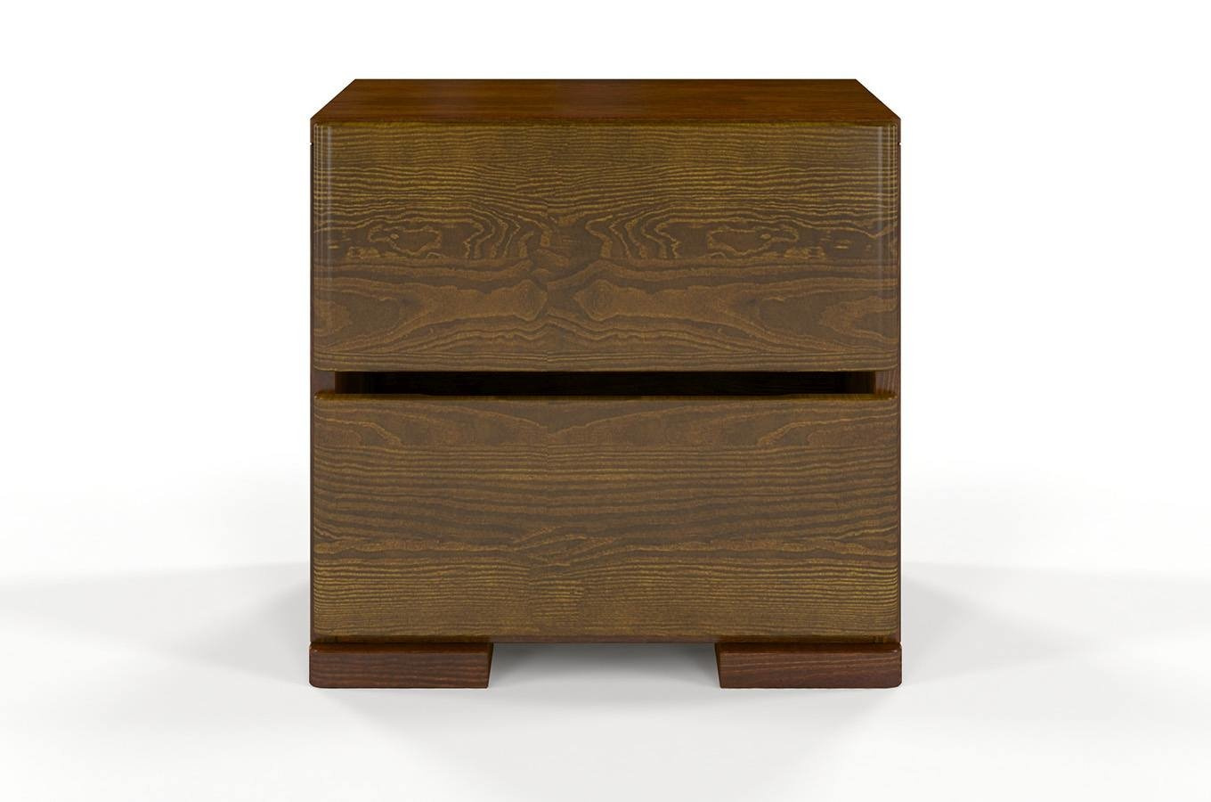 Drewniana szafka nocna sosnowa Visby Sandemo High 2S / szer. 40 cm