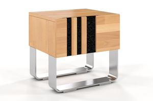 Drewniana szafka nocna bukowa Visby KIELCE