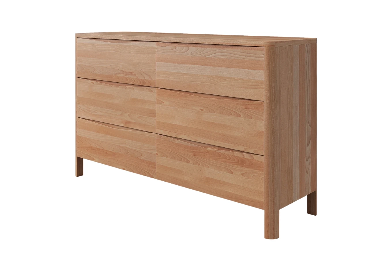 Drewniana komoda bukowa Visby MODENA LOW 150