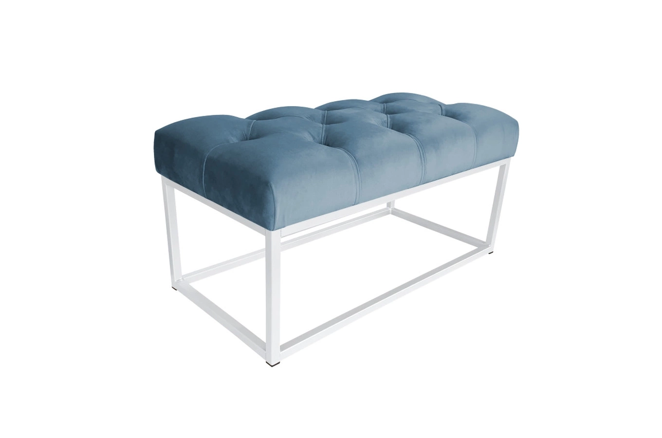 Tapicerowana ławka CITY na metalowych nogach / kolor tkaniny + podstawy do wyboru!