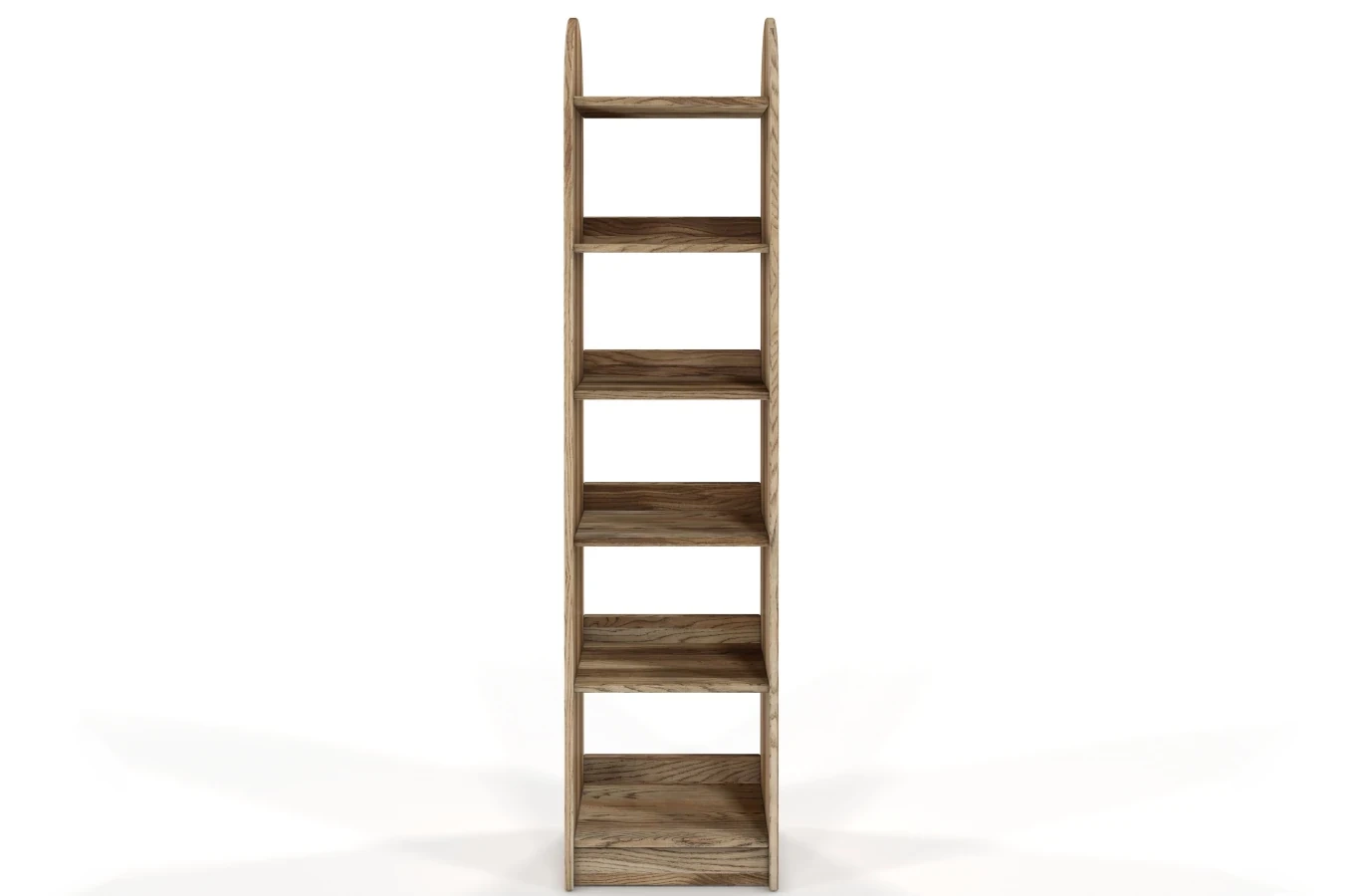 Regał drewniany dębowy Visby KLIPPEN / 3 szerokości