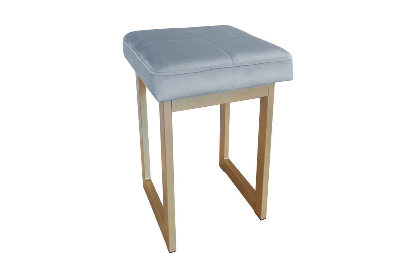 Tapicerowany taboret PRIMO na metalowych nogach / kolor tkaniny + podstawy do wyboru!