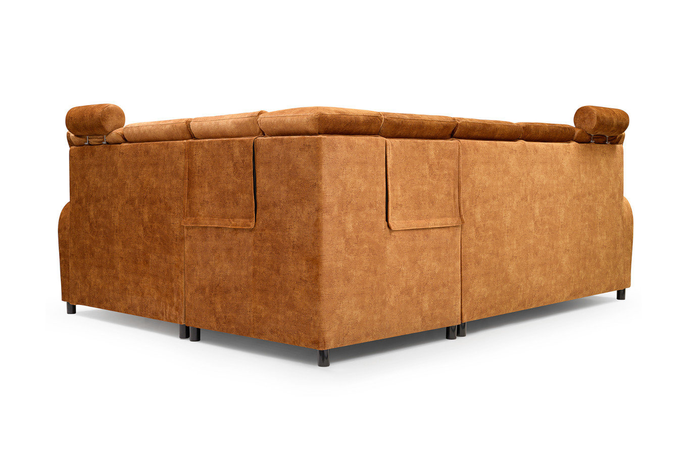 Klasyczny rozkładany narożnik DANIELA z pojemnikiem na pościel