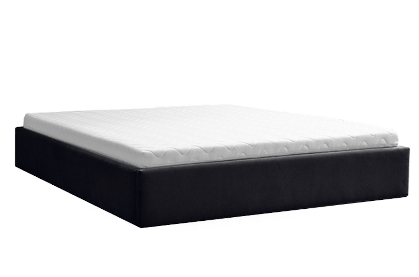 Klasyczne łóżko tapicerowane do sypialni ROLAND - bez zagłówka