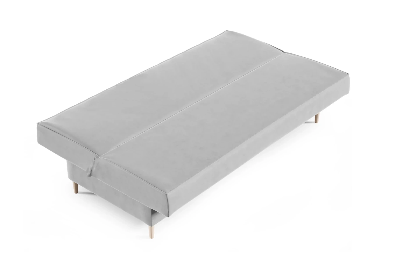 Nowoczesna sofa GOJA w skandynawskim stylu z funkcją spania i pojemnikiem na pościel