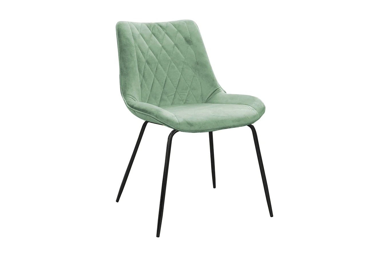 Nowoczesne krzesło DIONIZOS na metalowych nogach