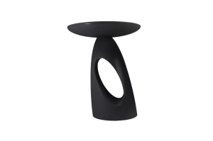 Stolik drewniany Kayani ISLAND różne kolory, wys. 40 cm / kolor czarny