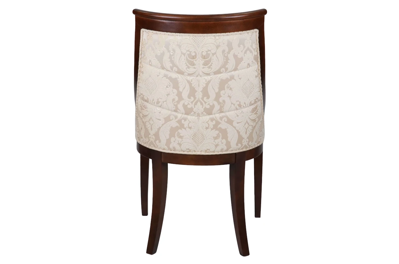 Eleganckie krzesło tapicerowane 856 z pikowanym oparciem