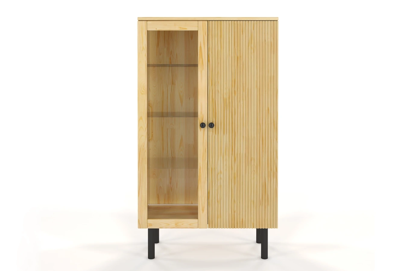 Witryna sosnowa Visby NORVIK High / szer. 80 cm