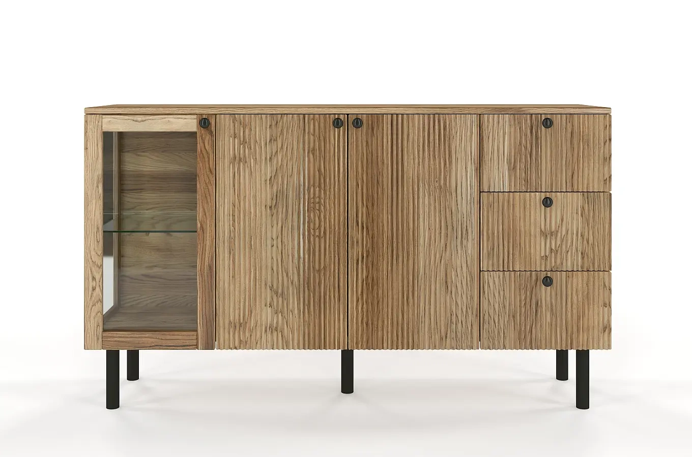 Komoda dębowa Visby Norvik / szer. 160 cm