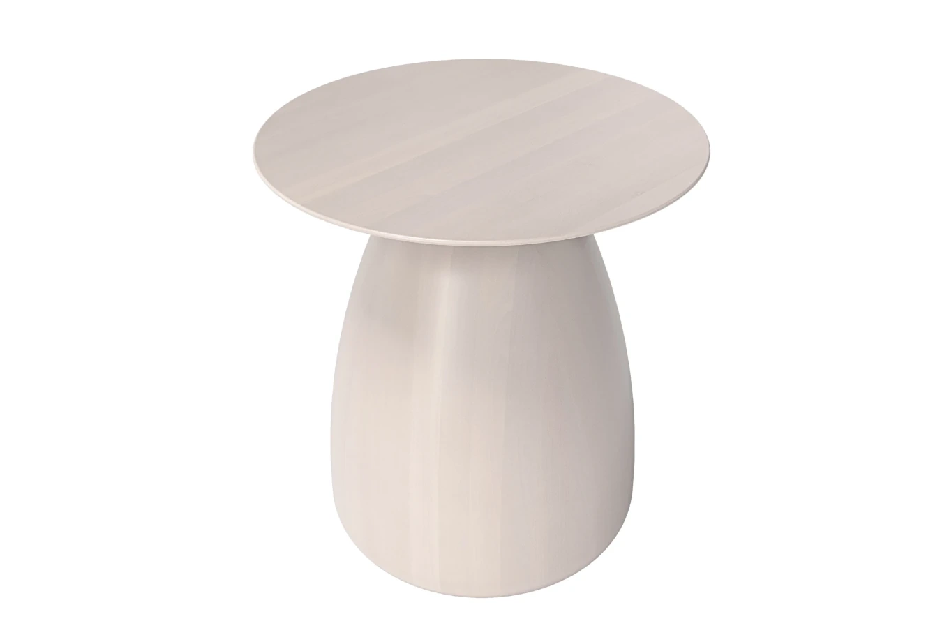 Stolik drewniany Kayani BAOBAB 34 różne kolory, wys. 34 cm / kolor biały