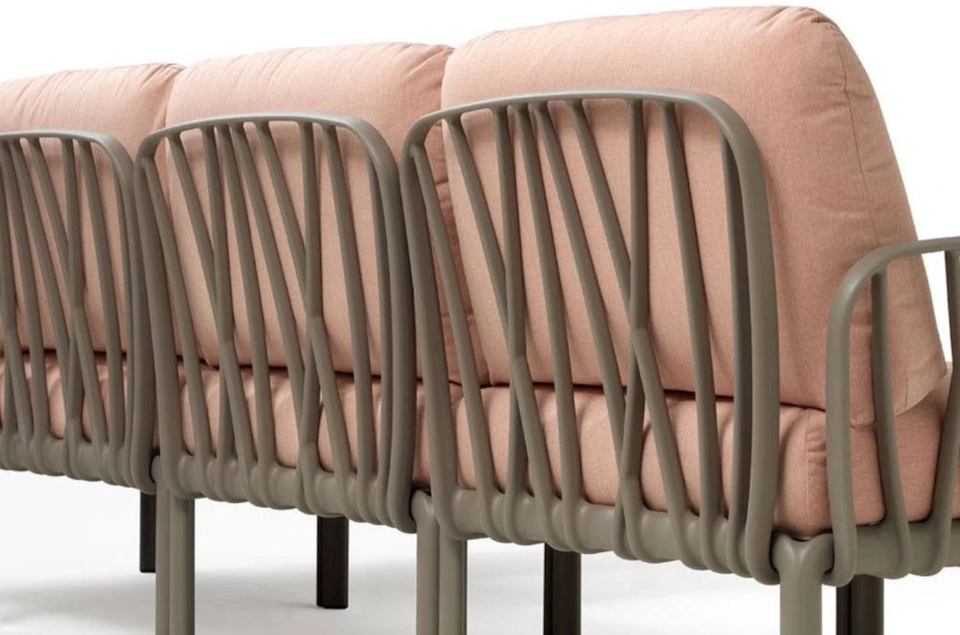 Zestaw mebli do ogrodu KOMODO - 2 sofy + stolik