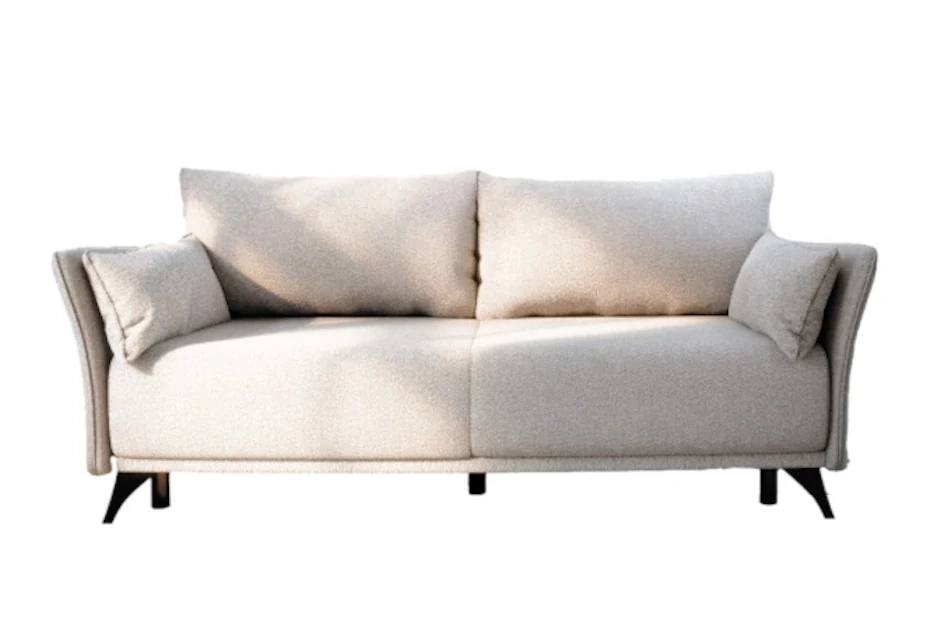 Nowoczesna sofa rozkładana EMMA z funkcją spania i pojemnikiem na pościel / szerokość 223 cm