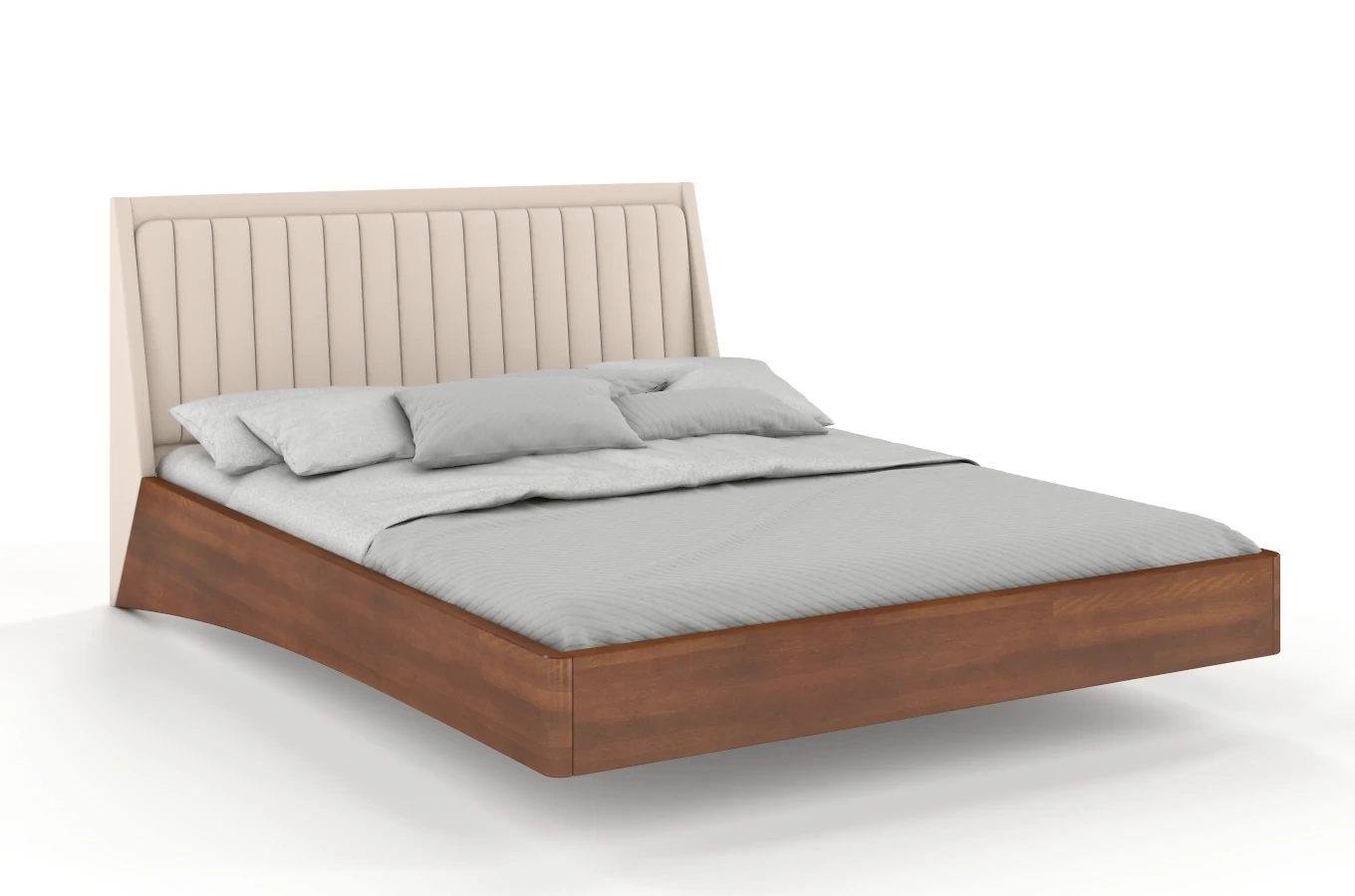 Łóżko lewitujące drewniane bukowe Visby ULF