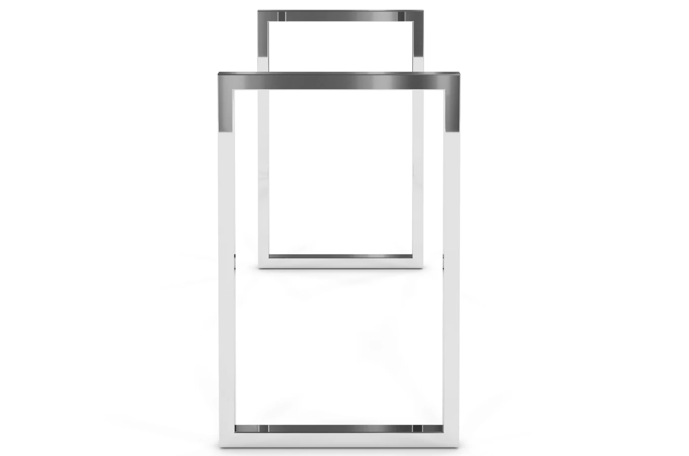 Srebrny stelaż do toaletki Dancan EVA