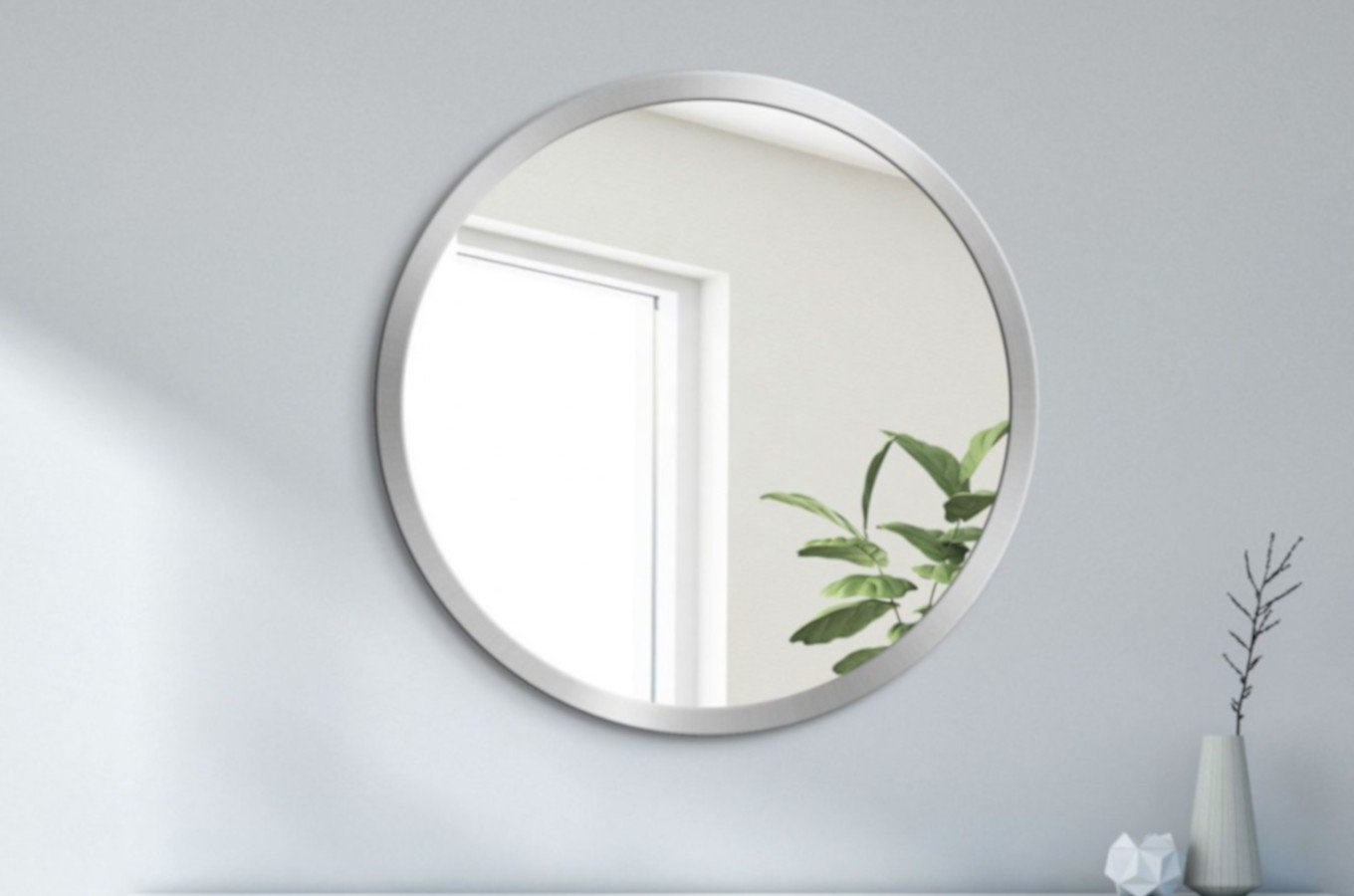 Okrągłe lustro SCANDINAVIA BOLD / rama dostępna w 5 kolorach