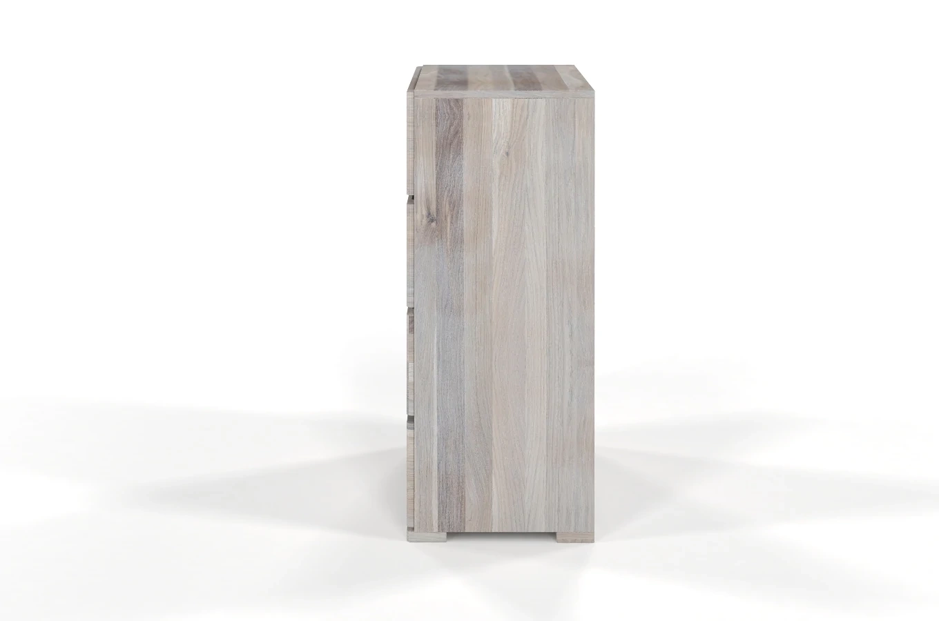 Drewniana komoda dębowa Visby Sandemo 4S80 / szer. 80 cm