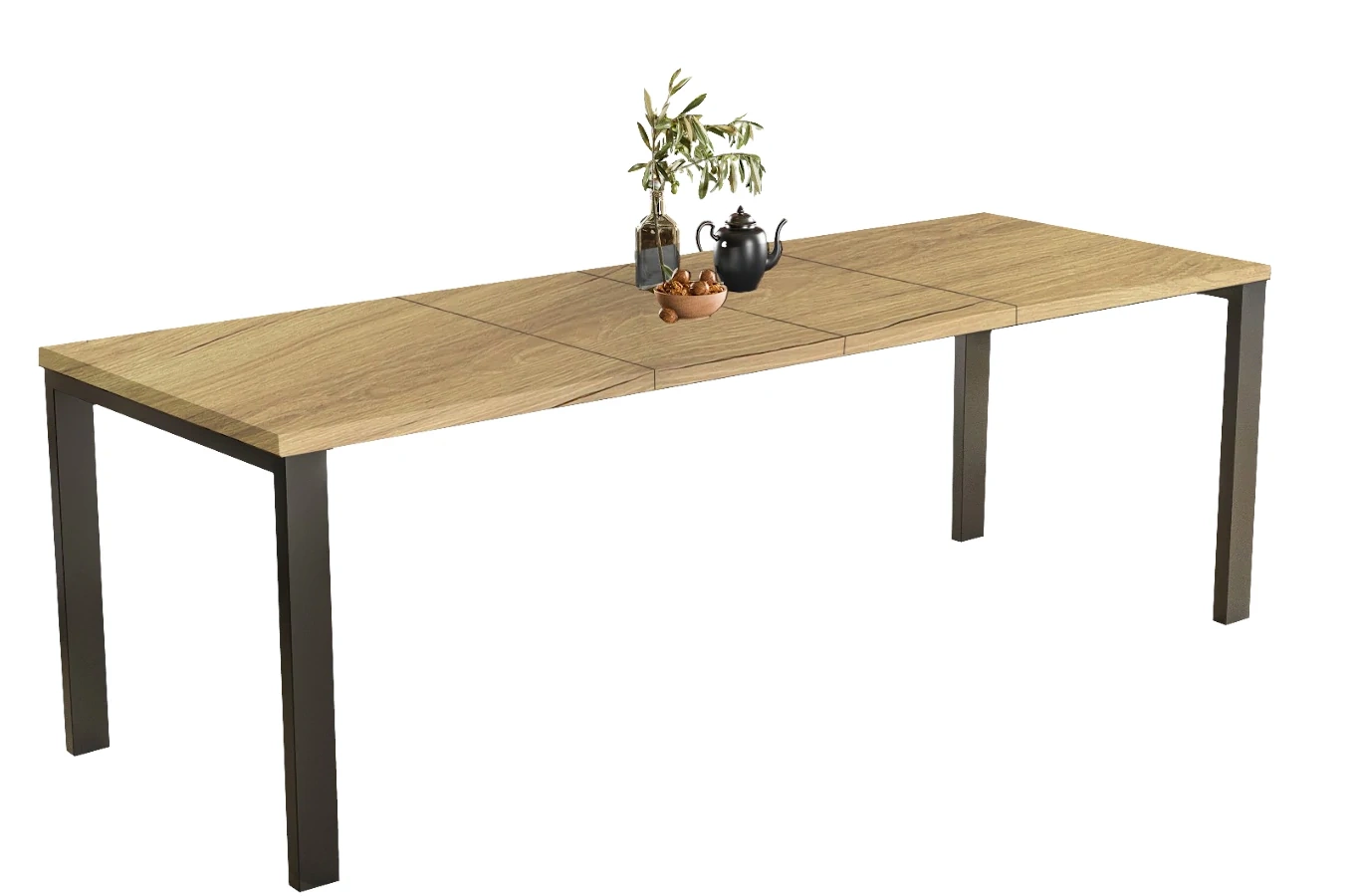 Nowoczesny rozkładany stół GARANT 130-220 x 80 cm (dąb nature)