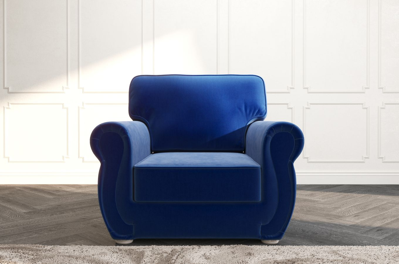 Elegancki fotel BONA w angielskim stylu