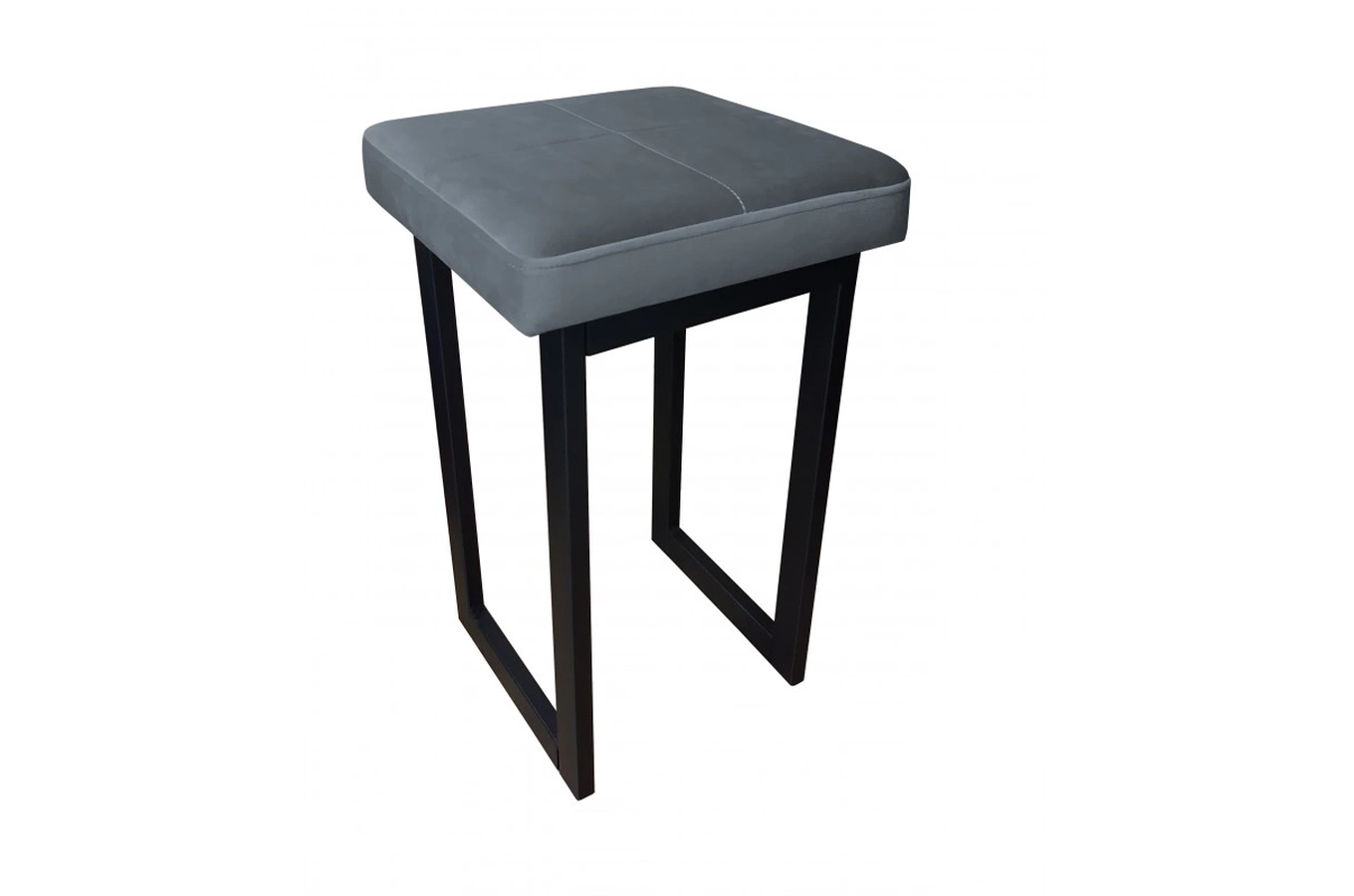 Tapicerowany taboret PRIMO na metalowych nogach / kolor tkaniny + podstawy do wyboru!