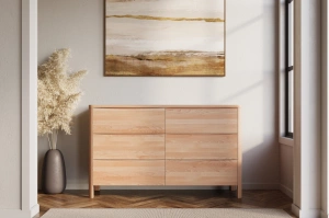 Drewniana komoda bukowa Visby MODENA LOW 150