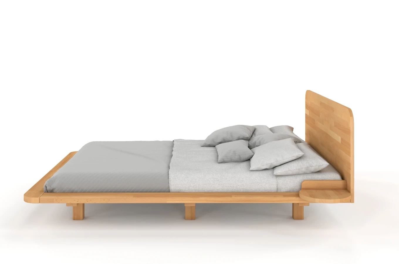 Łóżko lewitujące drewniane bukowe Skandica JAPANDIC
